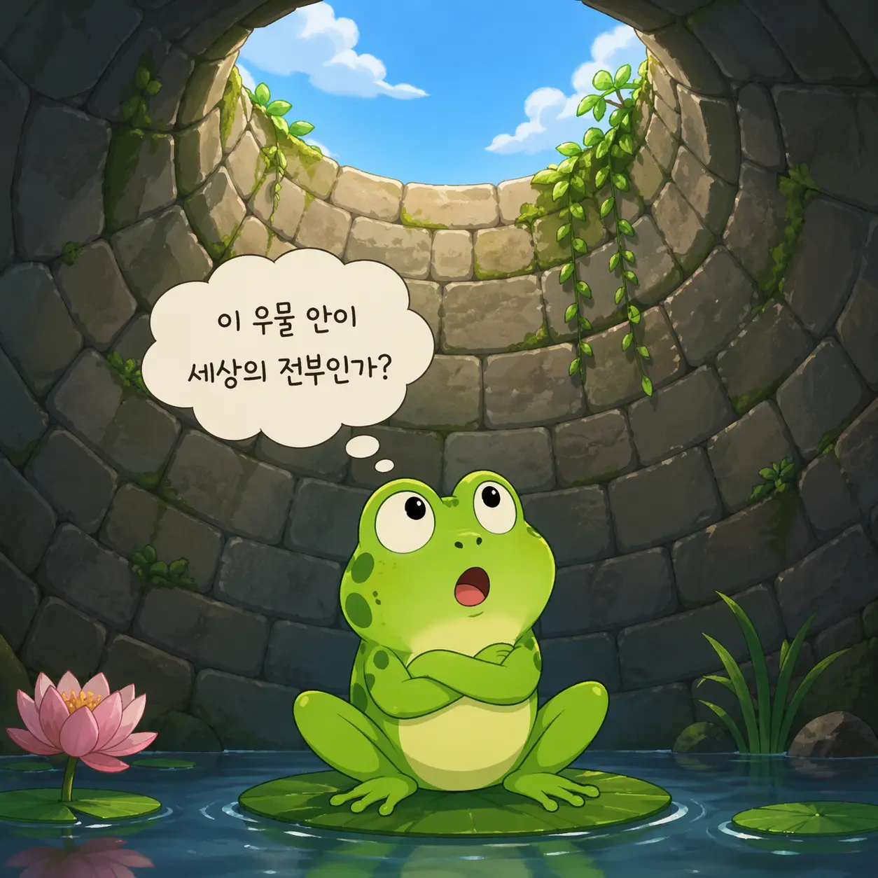 우물 안 개구리