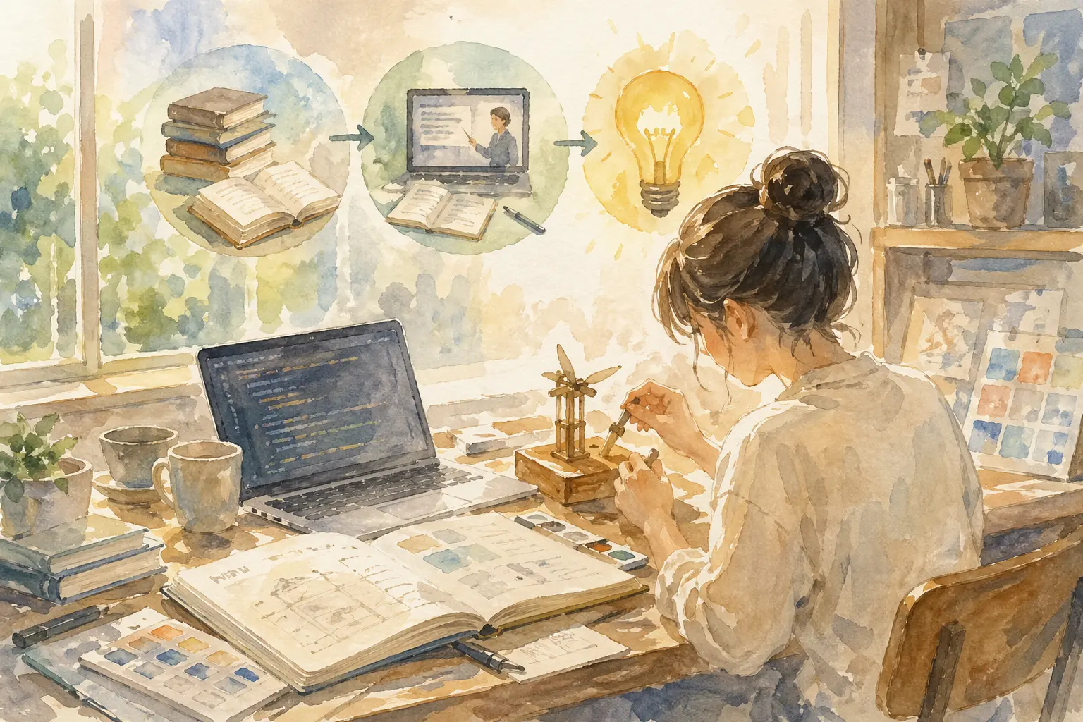 아이디어가 점점 더 중요해질 것 이라고 생각한다.