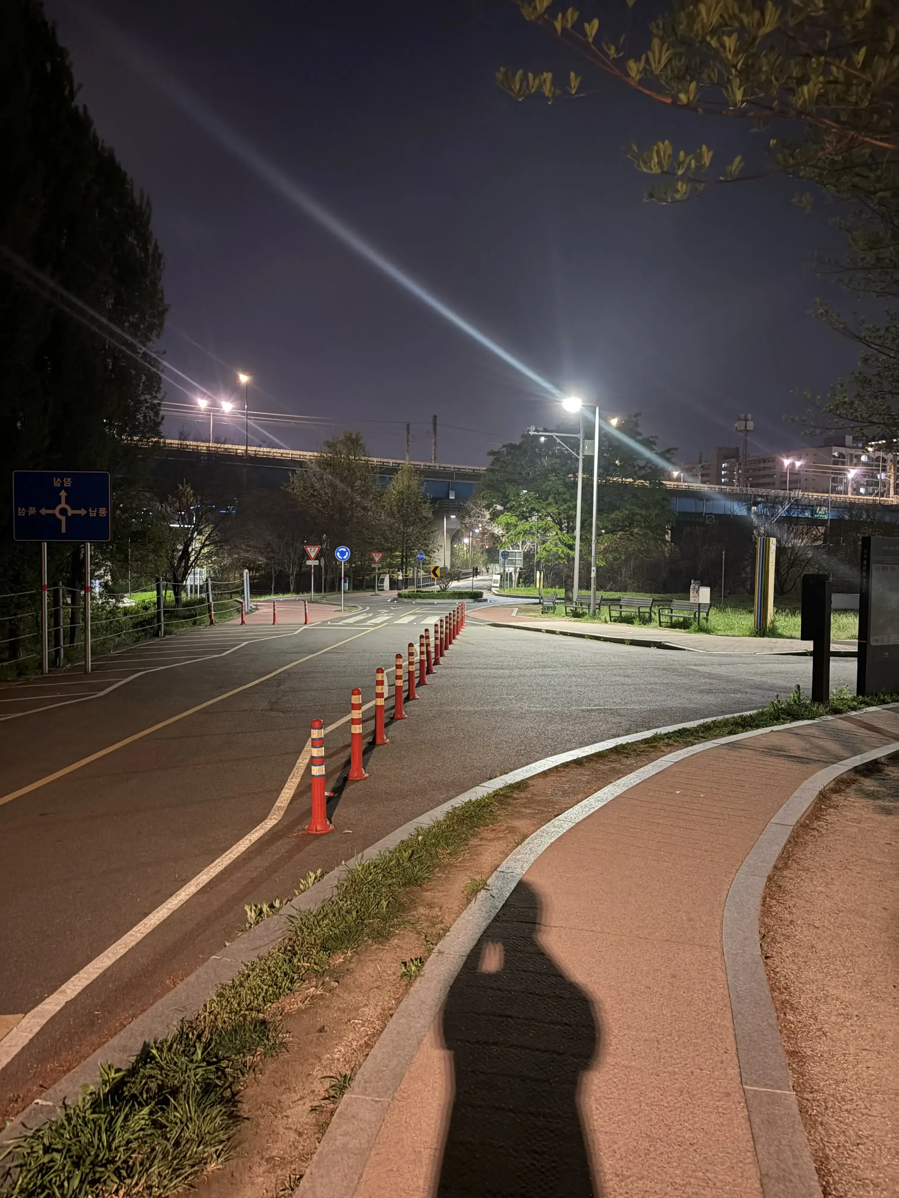 러닝하다 갑자기 생각나 촬영했다. 길은 한가지만 있지 않는다. 어떻게 가도 도착을한다.