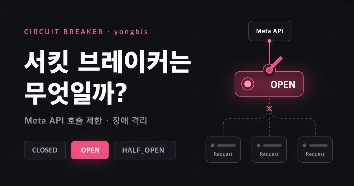 서킷 브레이커는 무엇일까? Meta API 호출 제한에서 시작한 장애 격리