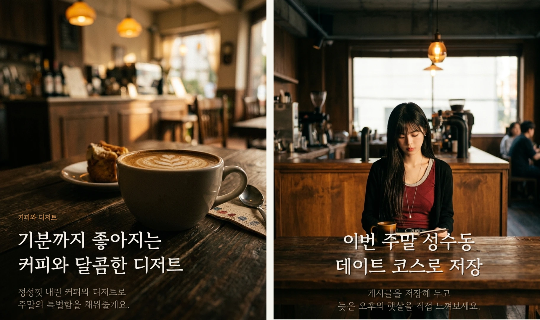 초기 카드뉴스 서비스 프로토타입으로 만든 실제 결과물.