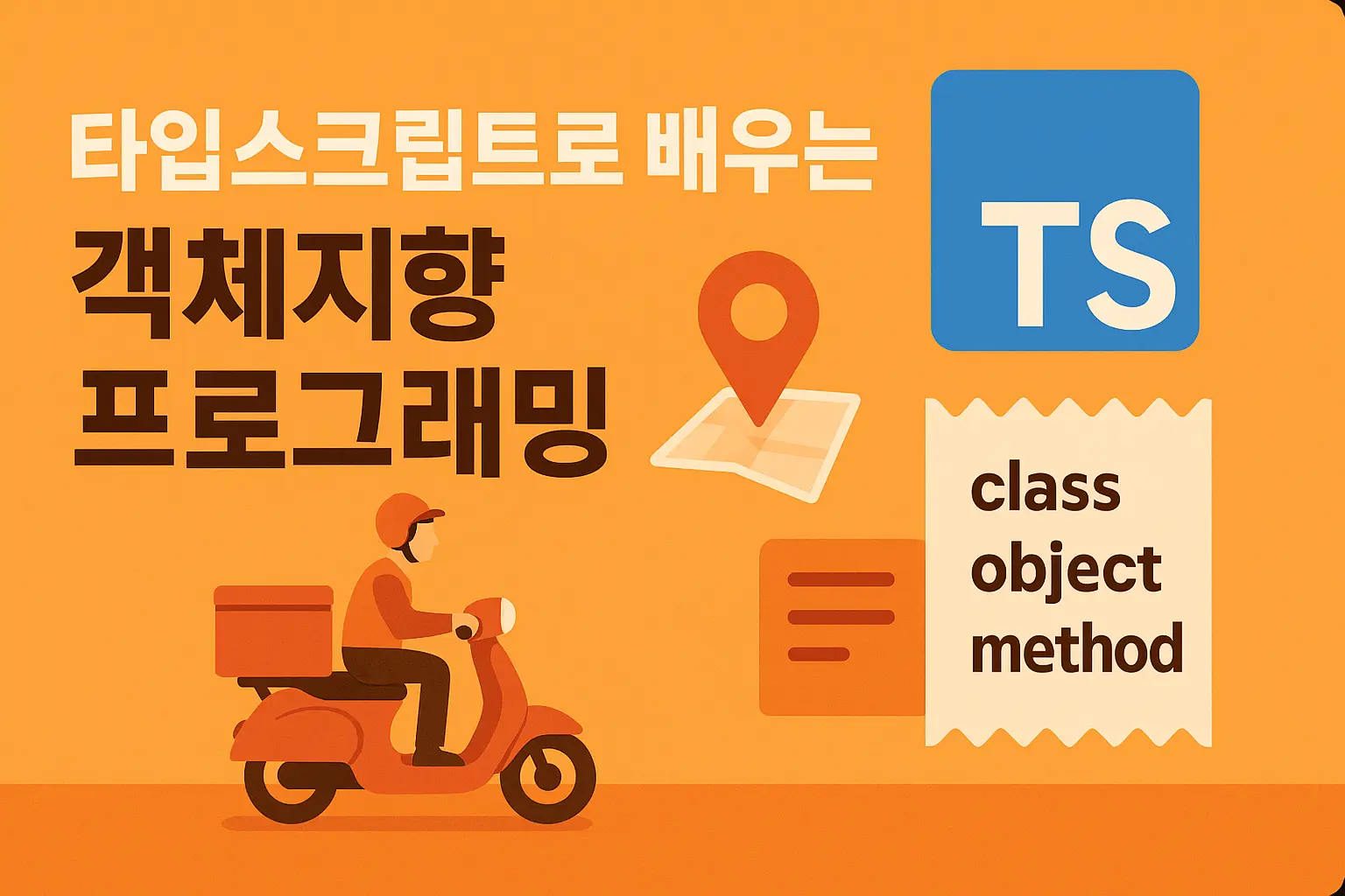 객체지향 프로그래밍(OOP) - 배달 서비스를 설계하며 이해하는 OOP의 핵심 개념