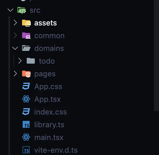 도메인을 기준으로, 폴더 구조를 나누자.